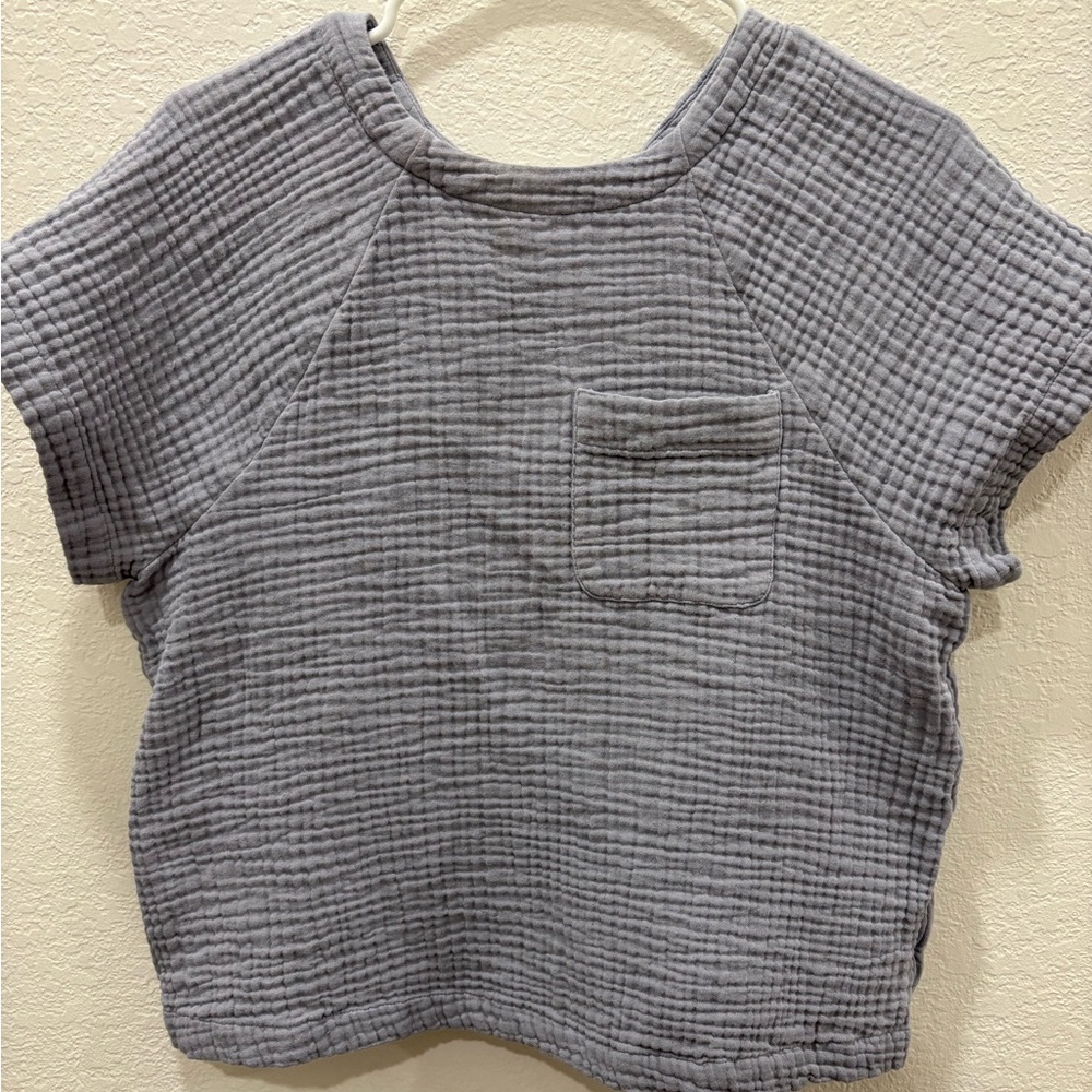 Madewell Textured Short Sleeve Top